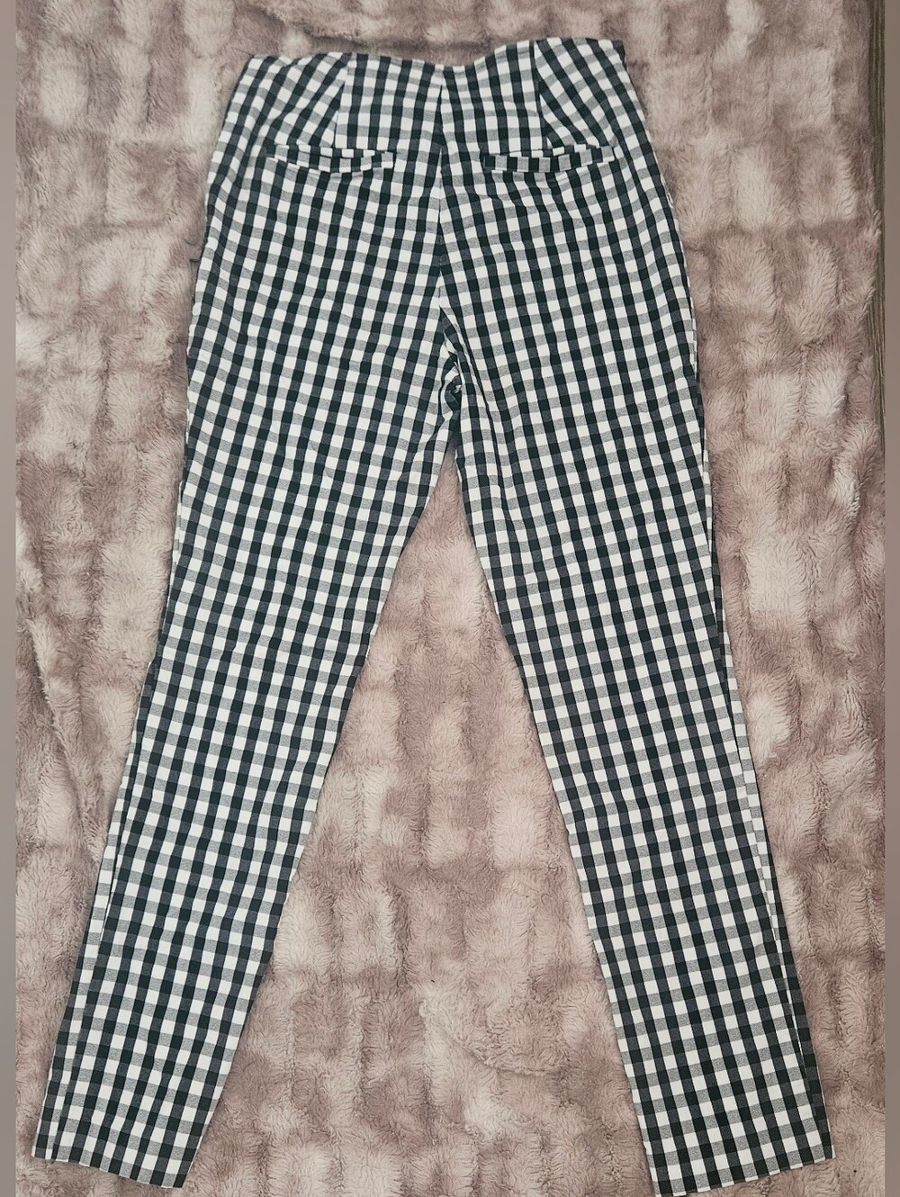 a new day Black and White Gingham Skinny Jeans